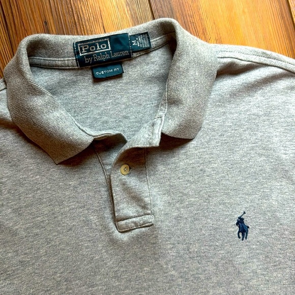 Polo Ralph Lauren custom polo gray size medium - Picture 2 of 5